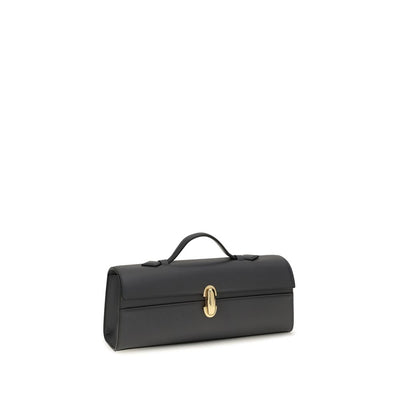 Savette Gray Calf Leather Bos Taurus Handbag