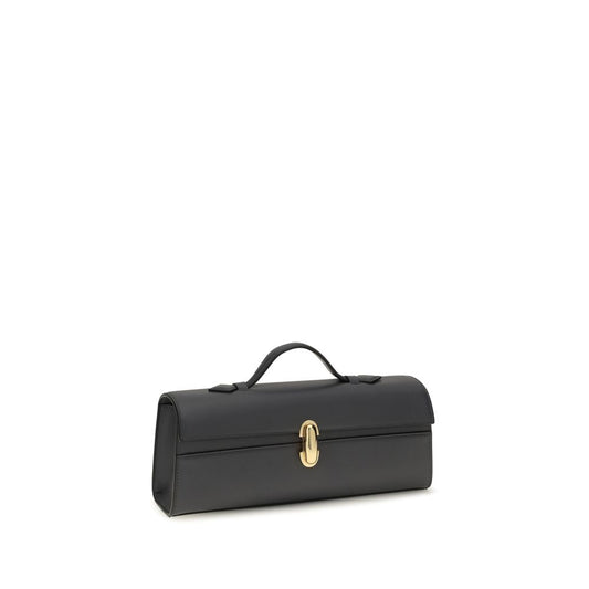 Savette Gray Calf Leather Bos Taurus Handbag