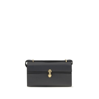 Savette Gray Calf Leather Bos Taurus Shoulder Bag