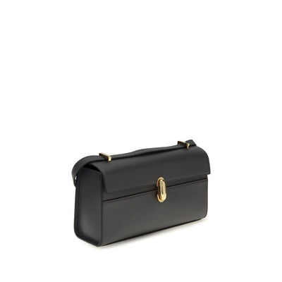 Savette Gray Calf Leather Bos Taurus Shoulder Bag