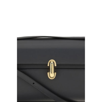 Savette Gray Calf Leather Bos Taurus Shoulder Bag