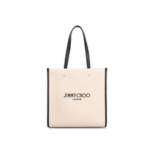 Jimmy Choo Beige Canvas Tote Bag