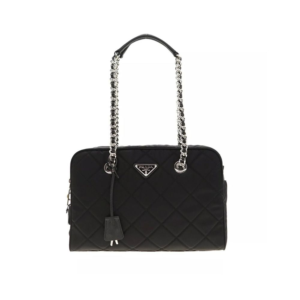 Prada Black Nylon Shoulder Bag