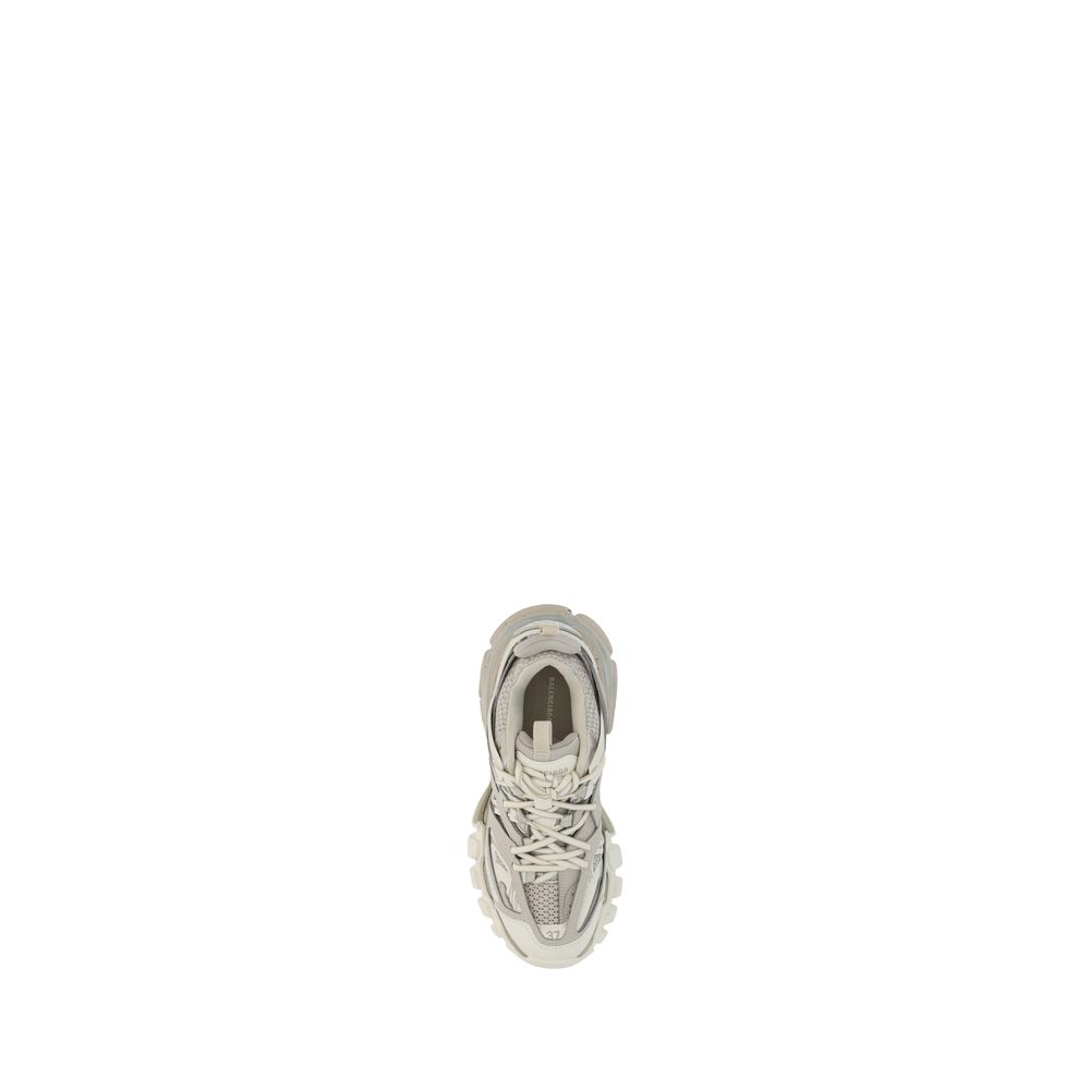 Balenciaga White Nylon Athletic Sneakers