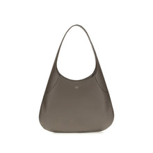 Khaite Gray Calf Leather Bos Taurus Handbag