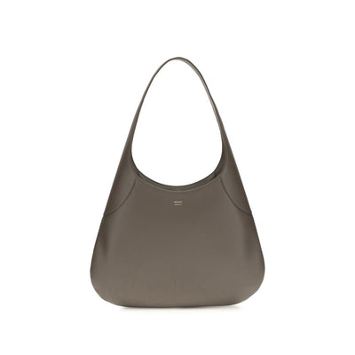 Khaite Gray Calf Leather Bos Taurus Handbag