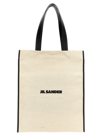 Jil Sander Bicolor Jute Tote Bag