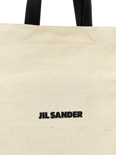 Jil Sander Bicolor Jute Tote Bag