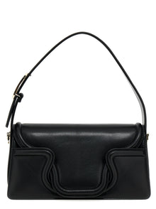 Valentino Garavani Black Leather Shoulder Bag