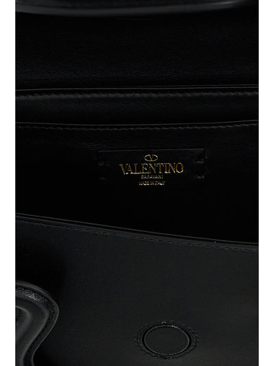 Valentino Garavani Black Leather Shoulder Bag