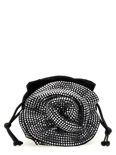 Magda Butrym Black Viscose Crossbody Bag