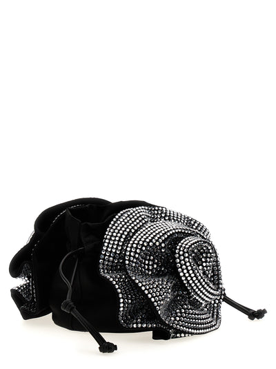Magda Butrym Black Viscose Crossbody Bag