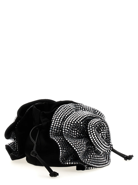 Magda Butrym Black Viscose Crossbody Bag