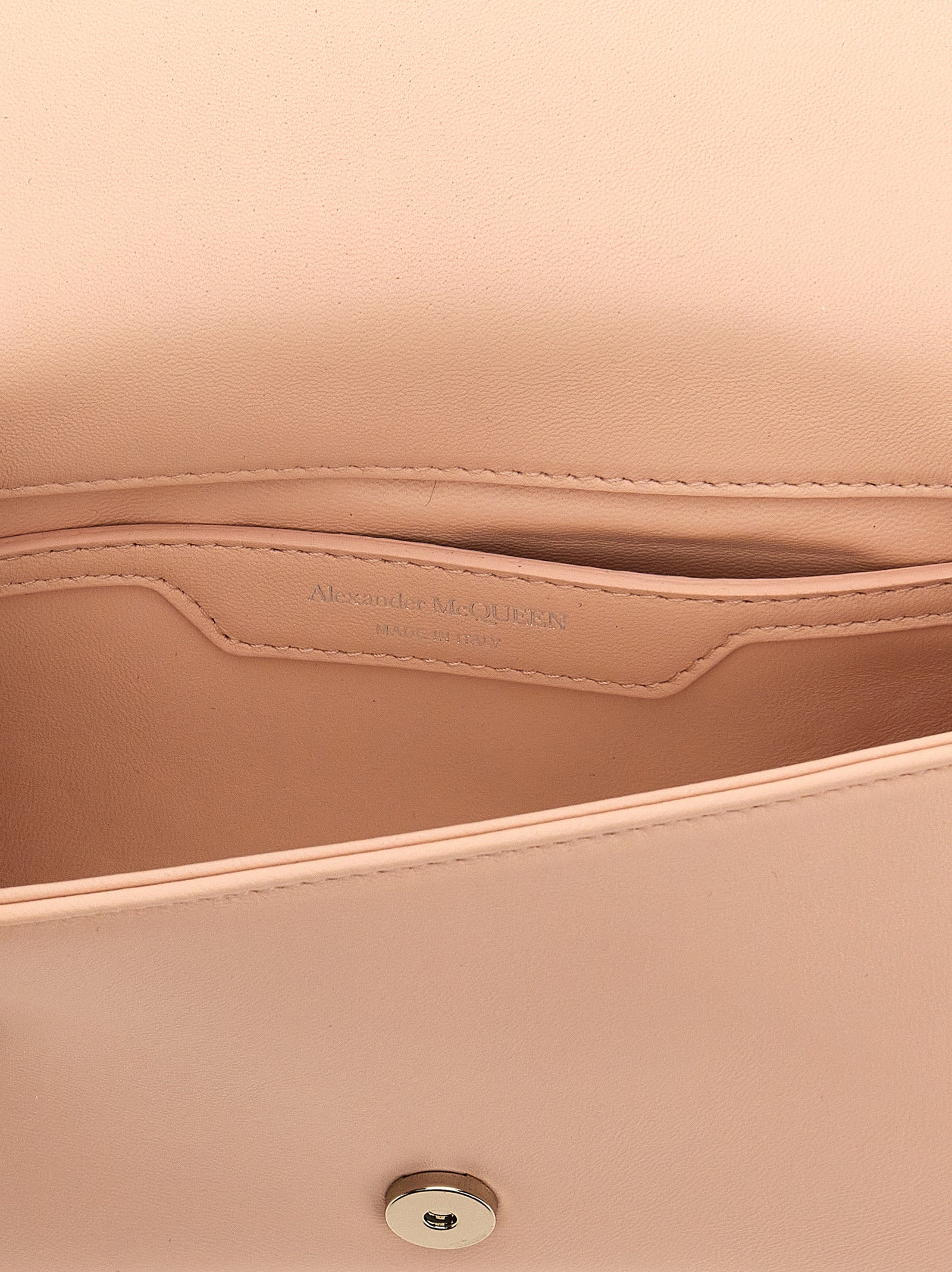 Alexander McQueen Beige Lamb Leather Crossbody Bag