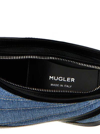 Mugler Multicolor Calfskin Shoulder Bag