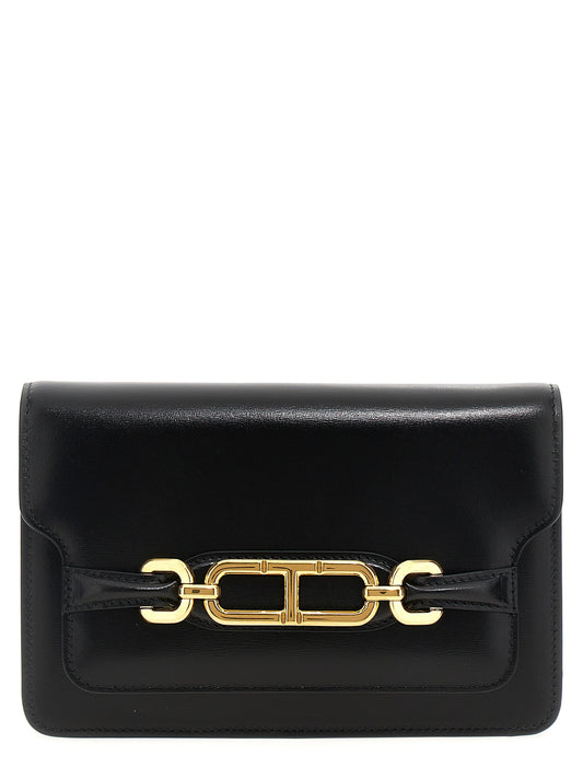 Tom Ford Black Leather Crossbody Bag