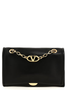 Valentino Garavani Black Lamb Leather Shoulder Bag
