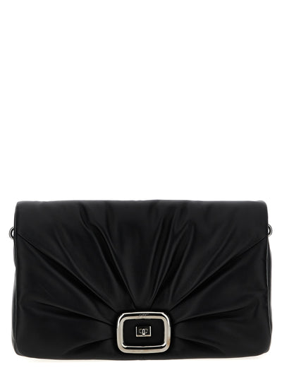 Roger Vivier Black Leather Shoulder Bag