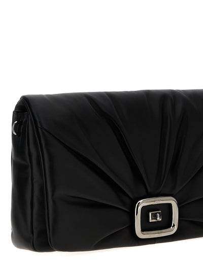 Roger Vivier Black Leather Shoulder Bag
