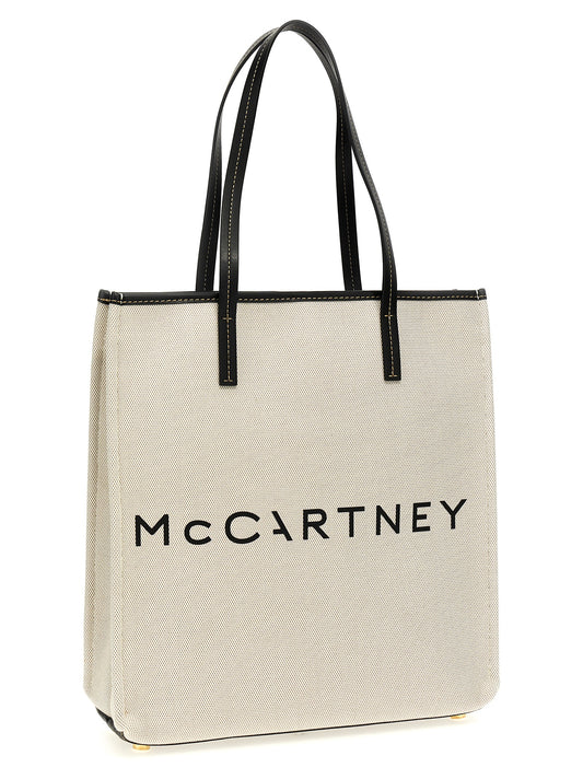 Stella McCartney Beige Cotton Tote Bag