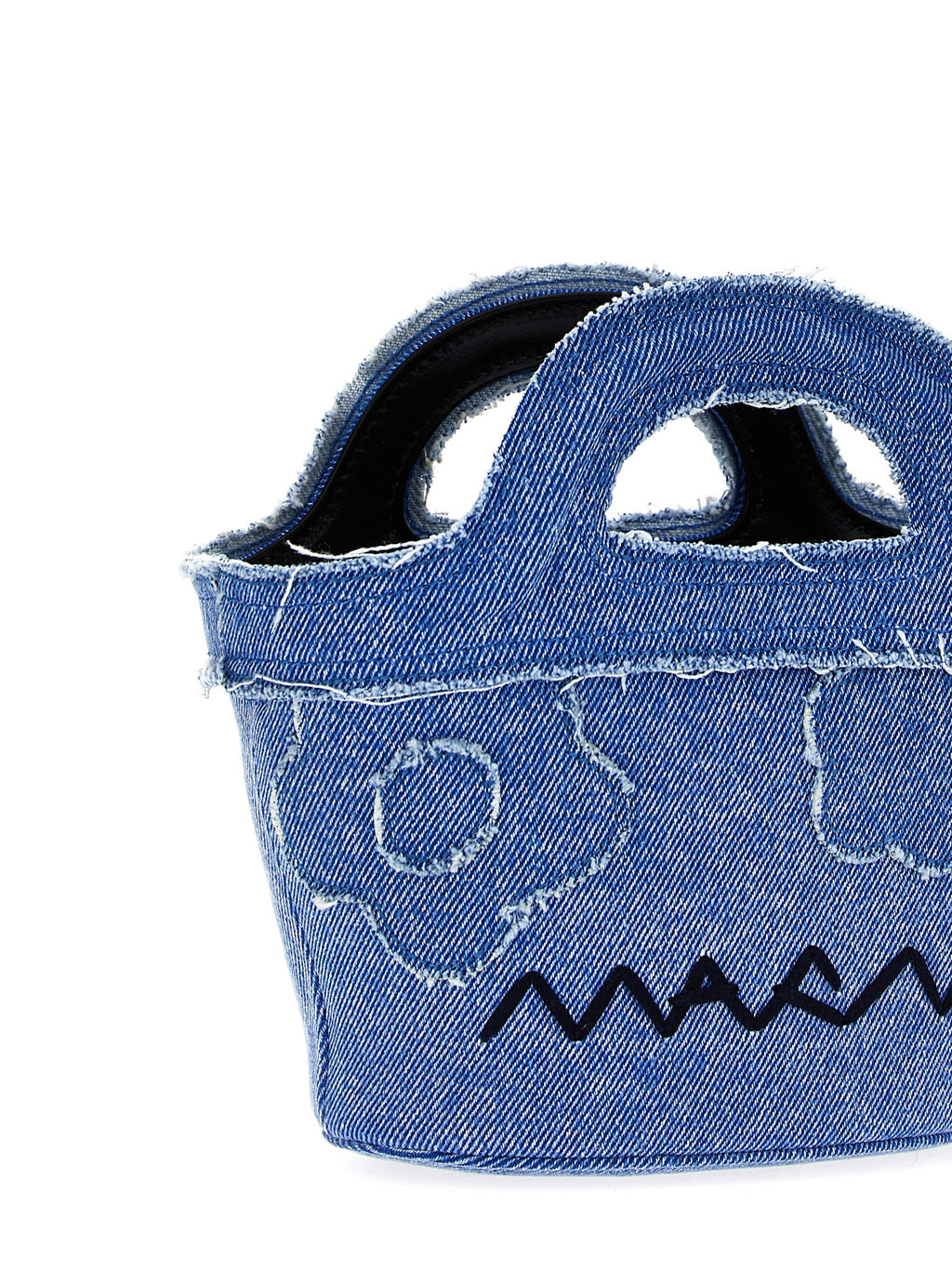 Marni Blue Cotton Handbag