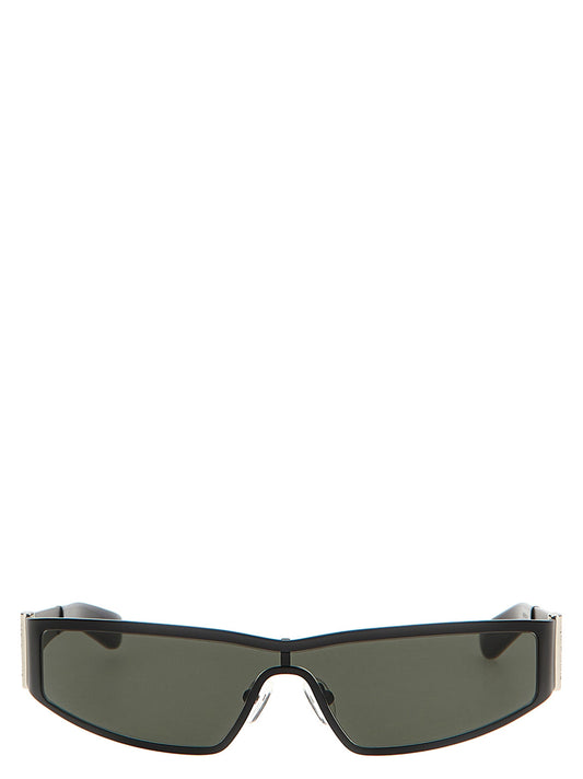 Alexander McQueen Black Acetate Sunglasses