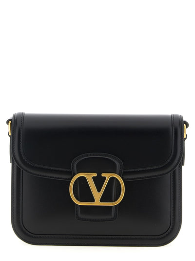 Valentino Garavani Black Calfskin Crossbody Bag
