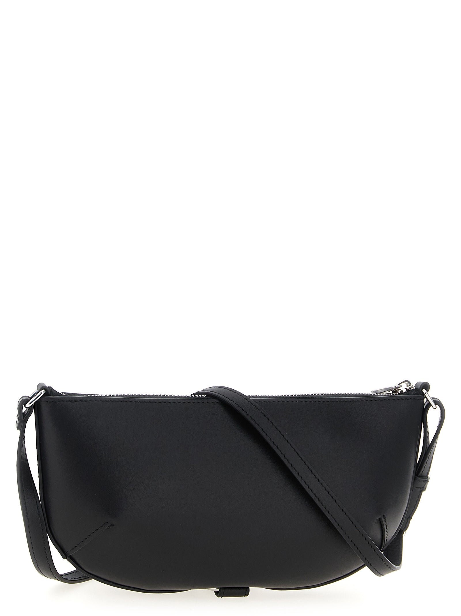 Courrèges Black Calfskin Shoulder Bag
