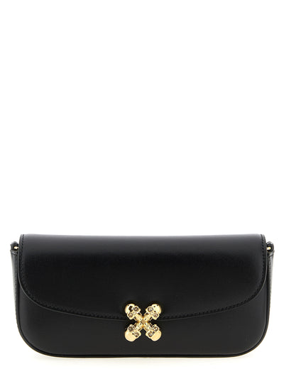 Alexander McQueen Black Calfskin Crossbody Bag