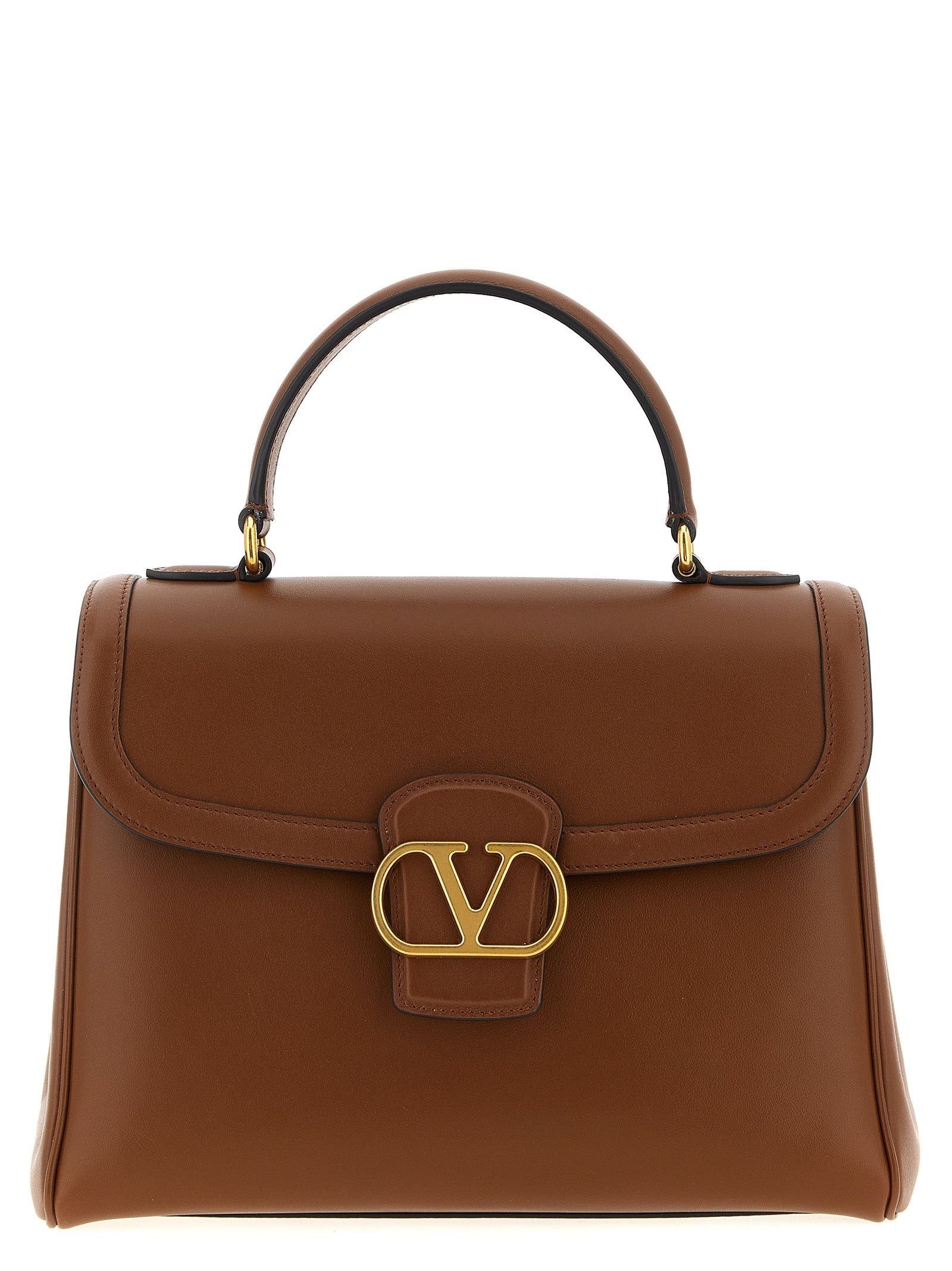 Valentino Garavani Brown Calfskin Handbag