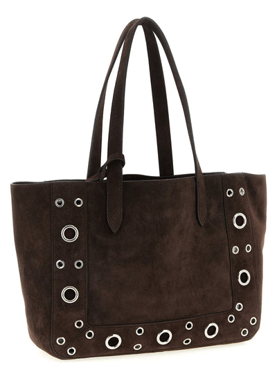 Valentino Garavani Brown Cowhide Tote Bag