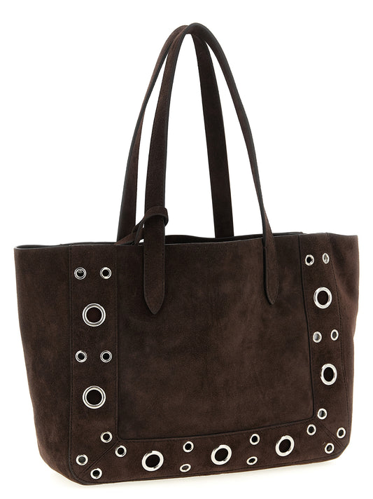 Valentino Garavani Brown Cowhide Tote Bag
