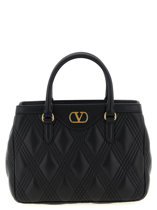 Valentino Garavani Black Lamb Leather Handbag