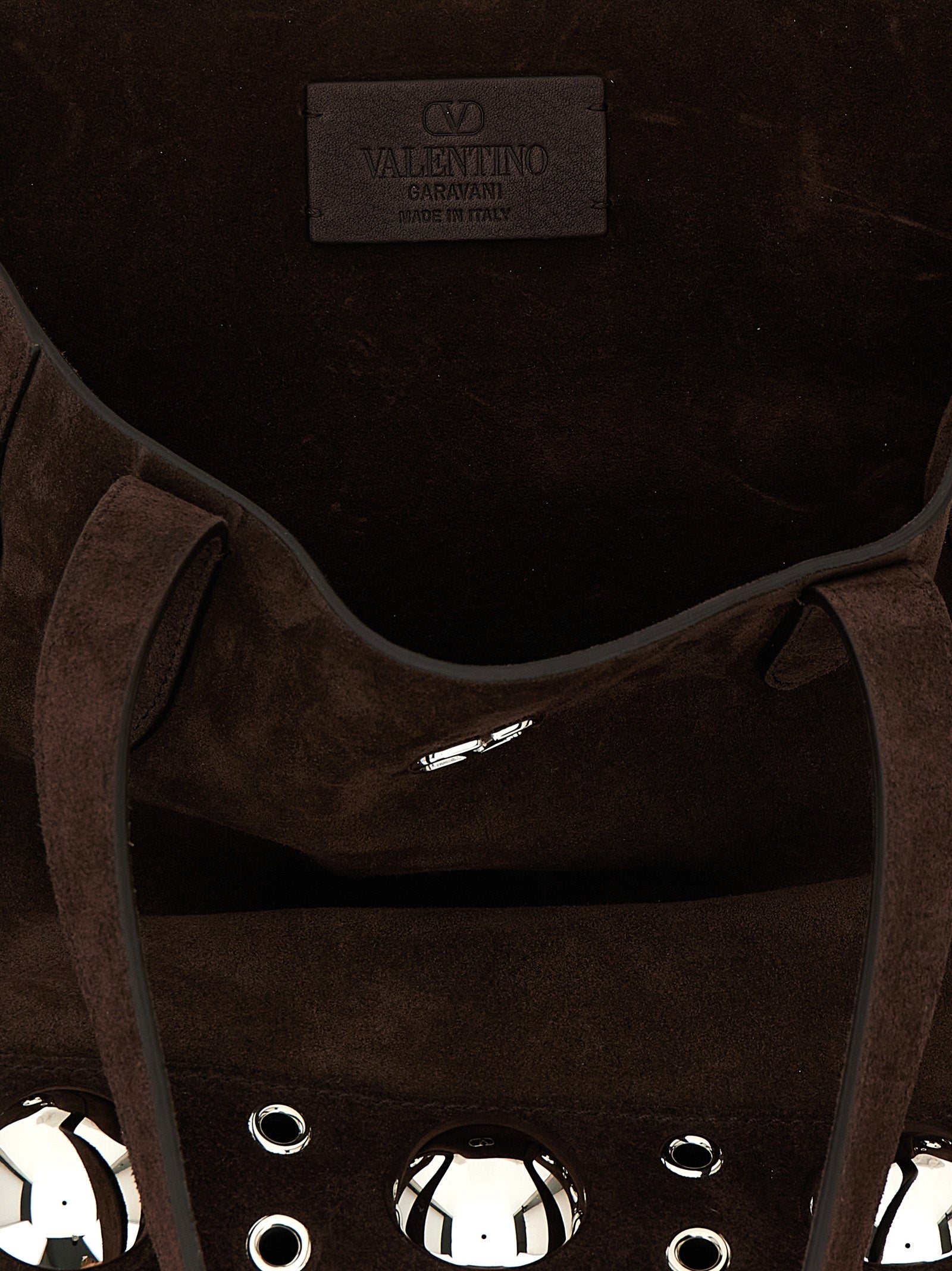 Valentino Garavani Brown Cowhide Tote Bag