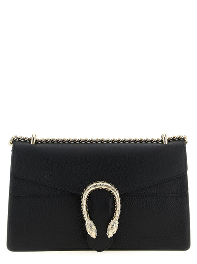 Gucci Dionysus Medium Black Calfskin Shoulder Bag