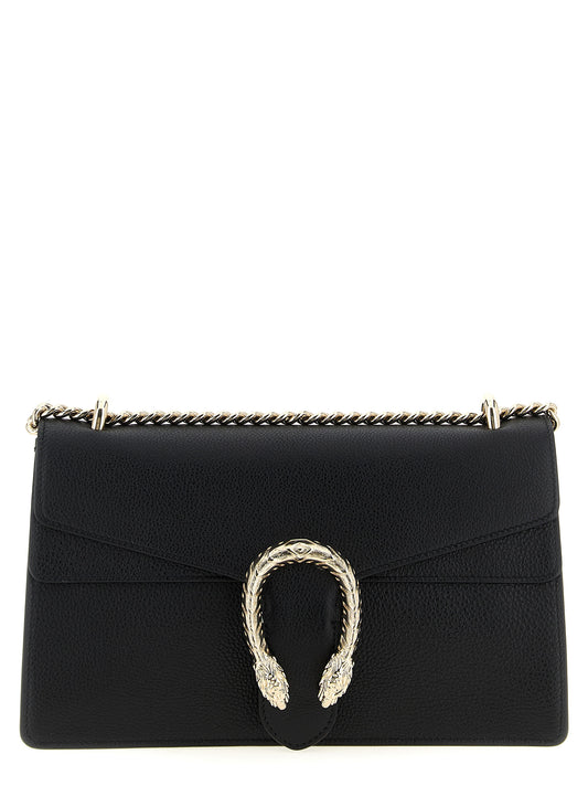 Gucci Dionysus Medium Black Calfskin Shoulder Bag