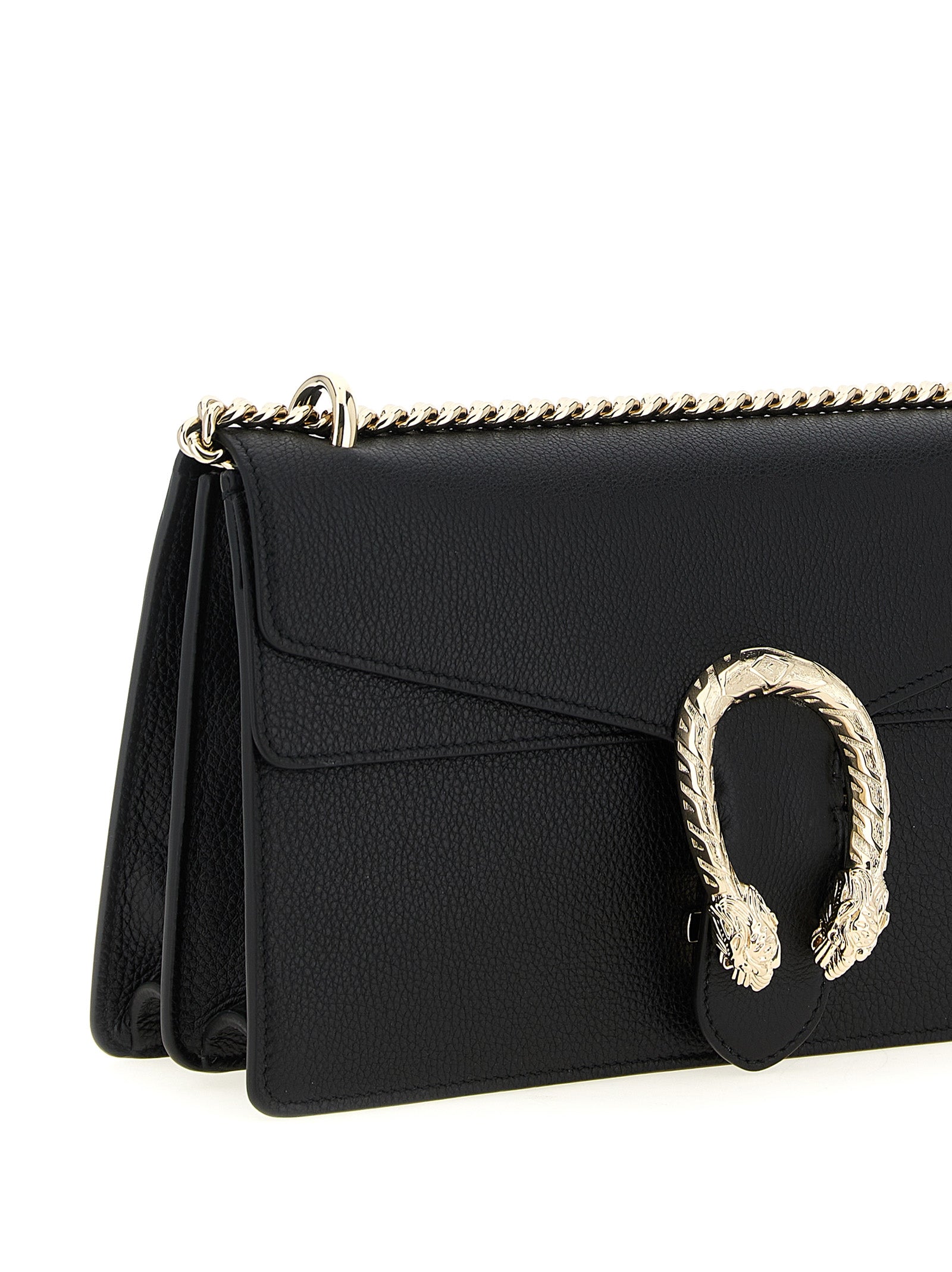Gucci Dionysus Medium Black Calfskin Shoulder Bag