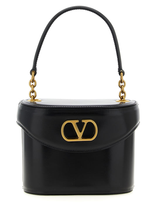 Valentino Garavani Black Calfskin Crossbody Bag