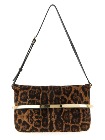 Tod's Brown Calfskin Shoulder Bag