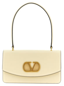 Valentino Garavani White Calfskin Shoulder Bag