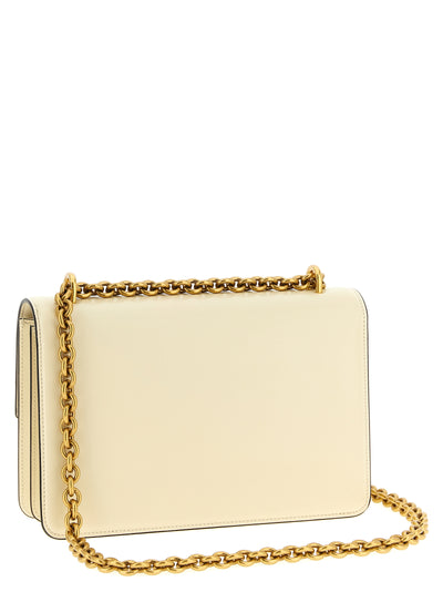 Valentino Garavani White Calfskin Shoulder Bag