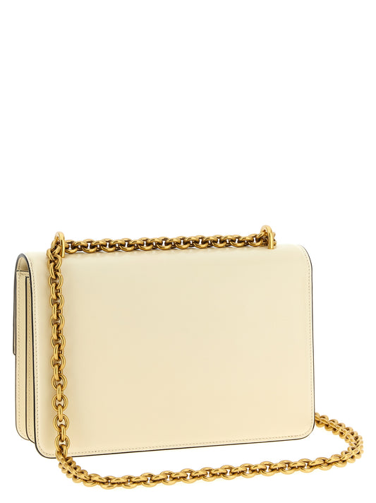 Valentino Garavani White Calfskin Shoulder Bag
