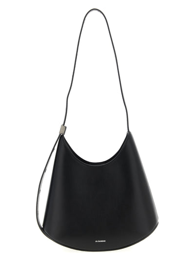Jil Sander Black Bovine Leather Shoulder Bag