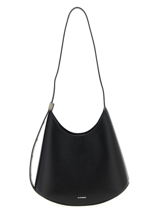 Jil Sander Black Bovine Leather Shoulder Bag