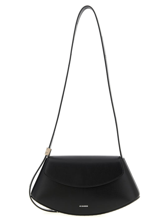 Jil Sander Black Bovine Leather Crossbody Bag