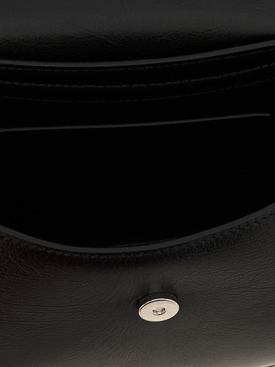 Jil Sander Black Bovine Leather Crossbody Bag