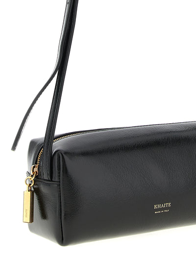 Khaite Black Calfskin Crossbody Bag