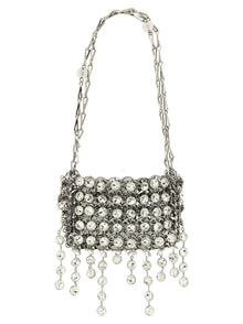 Paco Rabanne Silver Brass Shoulder Bag