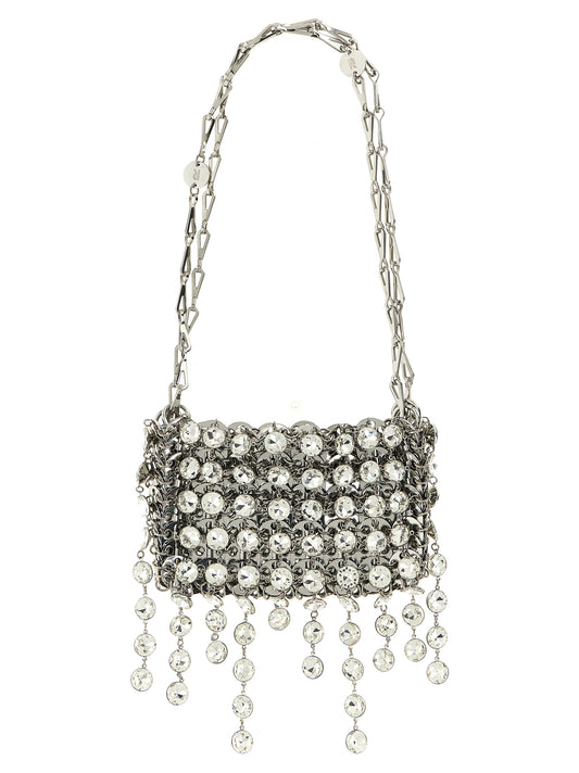 Paco Rabanne Silver Brass Shoulder Bag