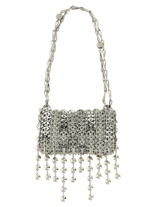 Paco Rabanne Silver Brass Shoulder Bag